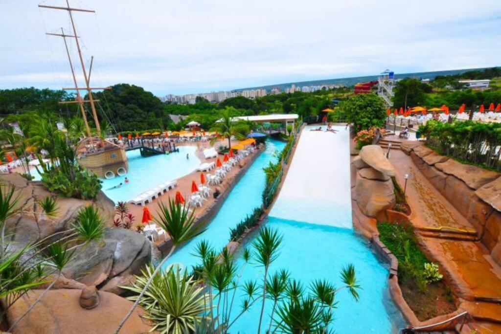 Piazza Diroma Acqua Park, Requinte E Diversao Caldas Novas Buitenkant foto